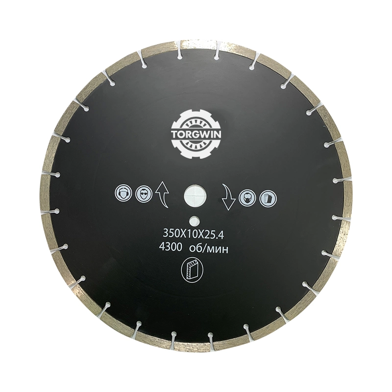 14-Inch Segmented Rim Diamond Blade Wet/Dry Cut