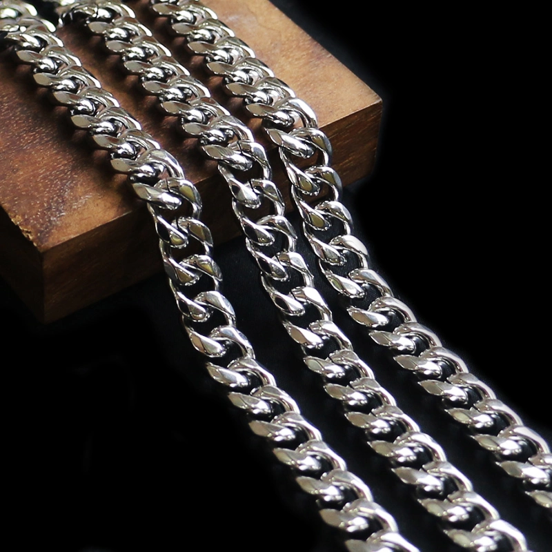 New Arrival Handmade Jewelry Mirror Polished Mens Stainless Steel Chains