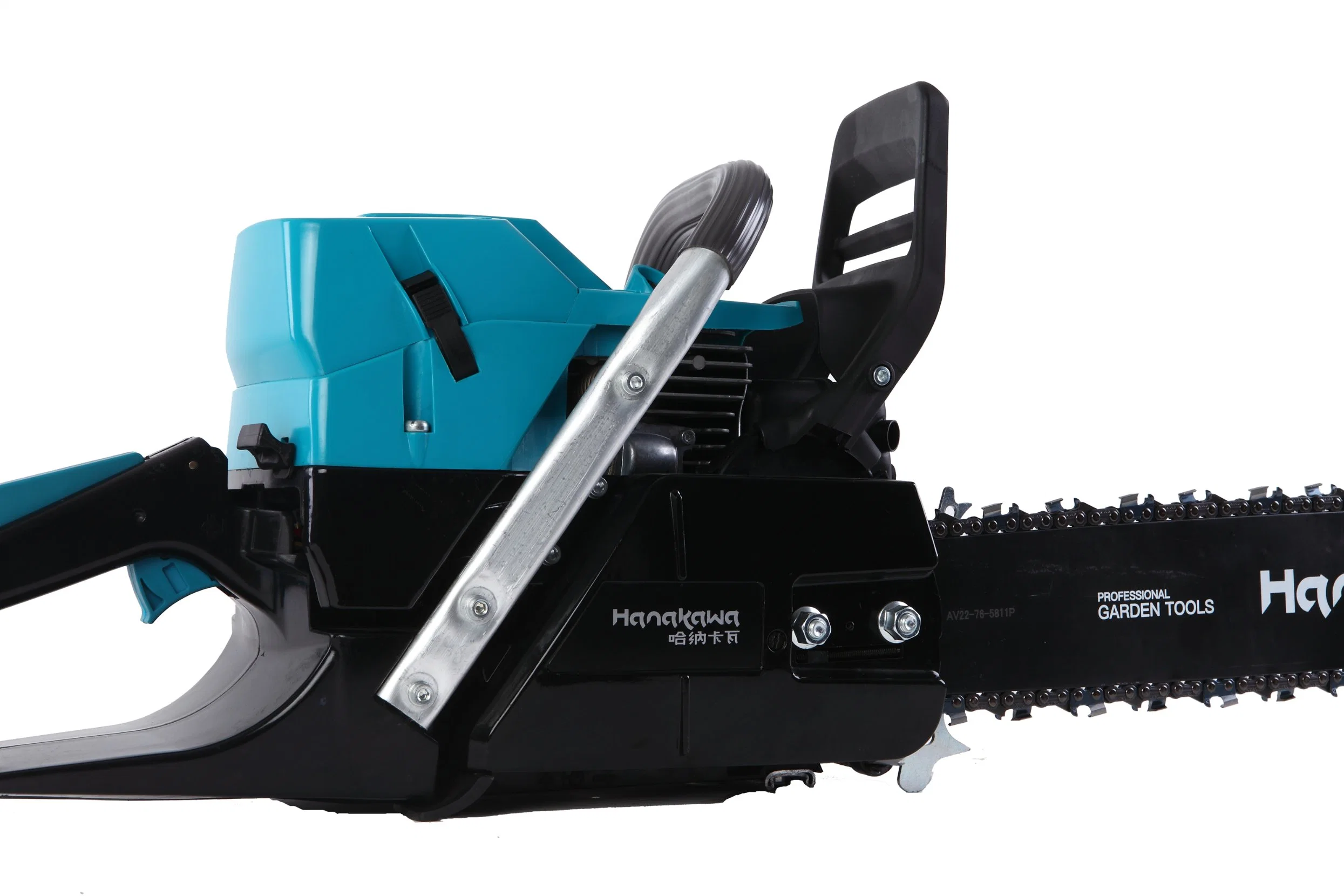 Hanakawa H871A (372XT) 2-Stroke Stratified Scavenging 70.7cc 22 Inch Gasoline Powered Cordless Handed Chainsaws Garden Tool for Cutting Wood