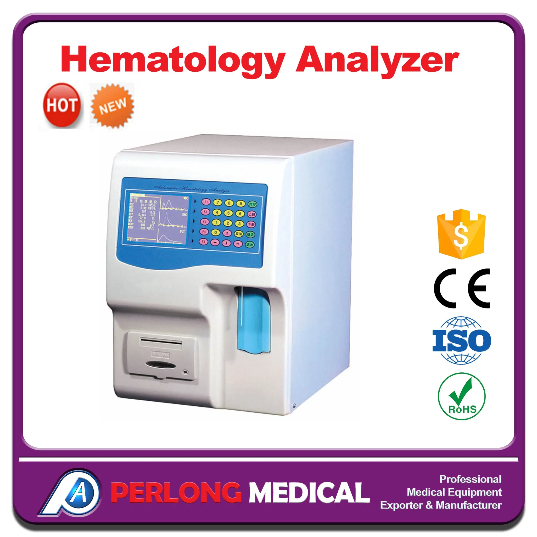 Hха6000I 21 Параметры Hematology Analyzer для лабораторной больницы и школы