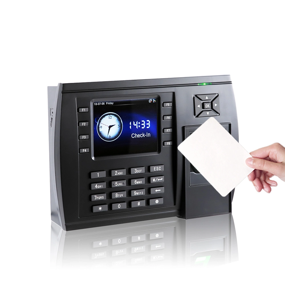 Big Capacity 3.5-Inch TFT Fingerprint Time Attendance System