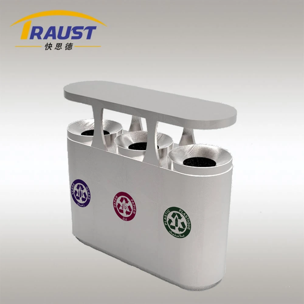 Traust Recycle Litter Waste Trash Garbage Can Sorting Bin