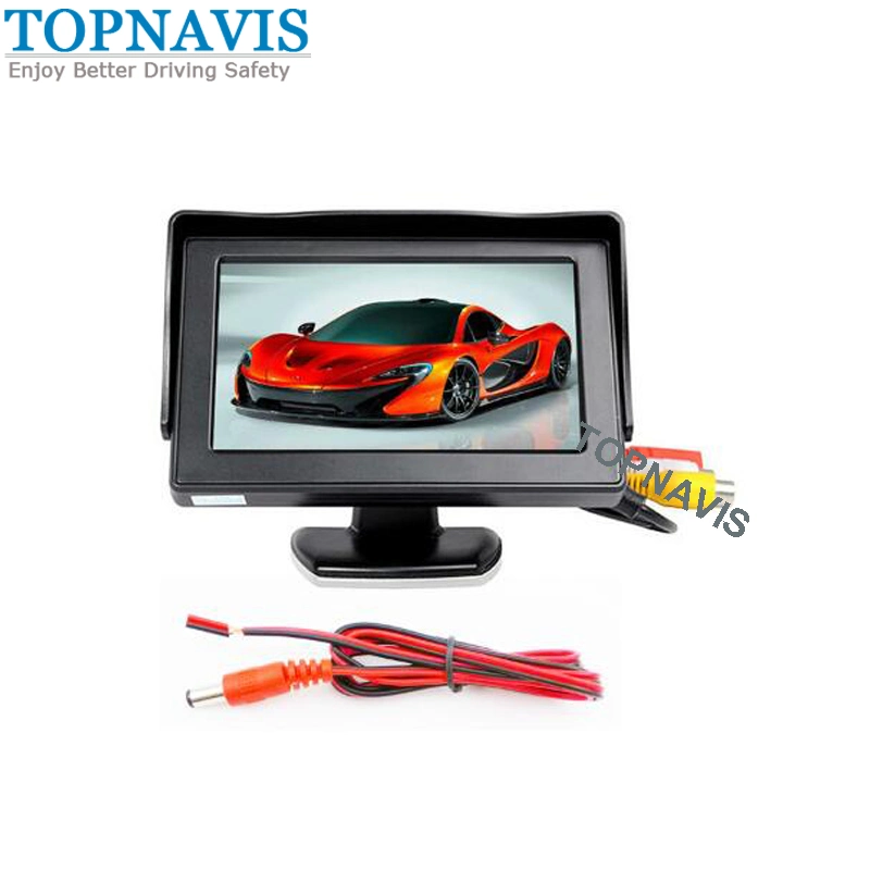 4.3 Inch Car Backup / Reverse Monitor with Stand