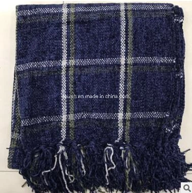 Chenille Throw Scarf Shawl Throw Colorfule Style Winter-Use