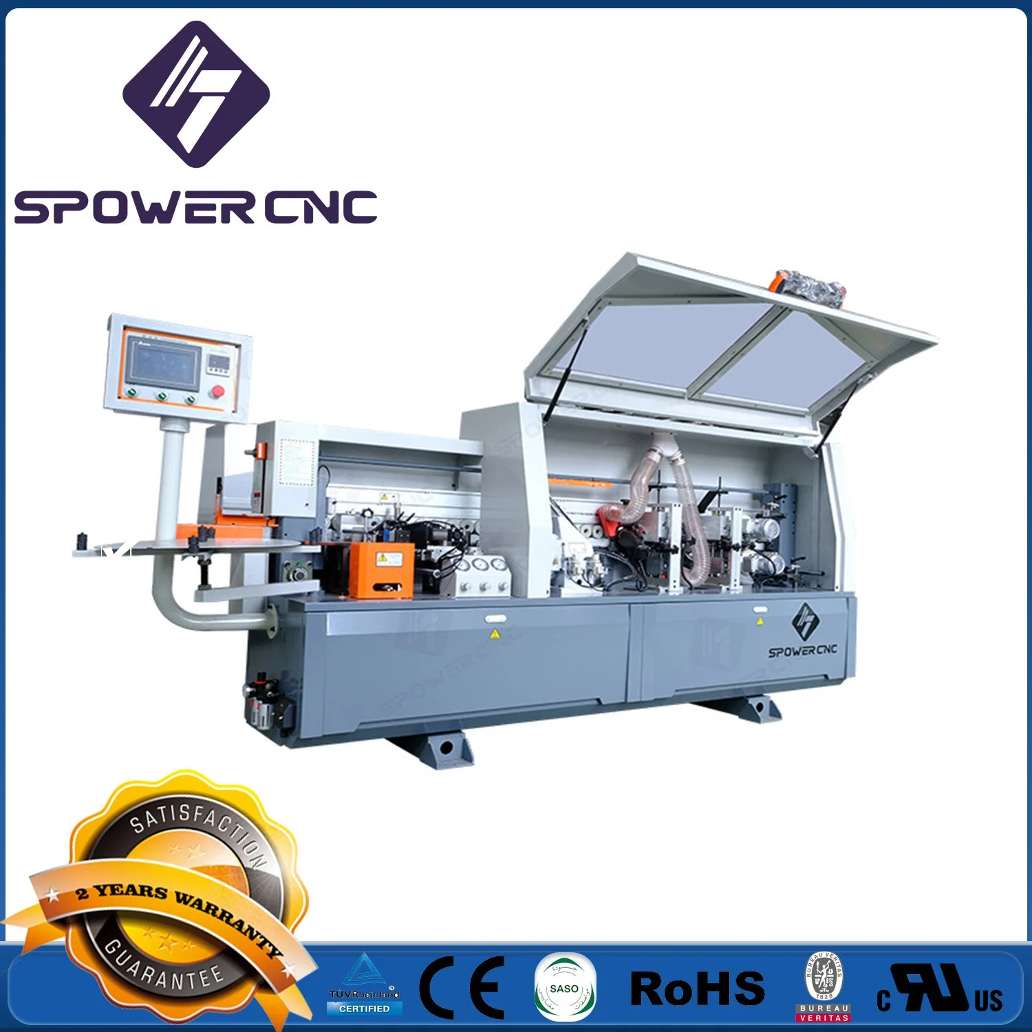 Wood Auto Wood Edge Sealing Machine Automatic Edge Banding Machine for PVC MDF Plate