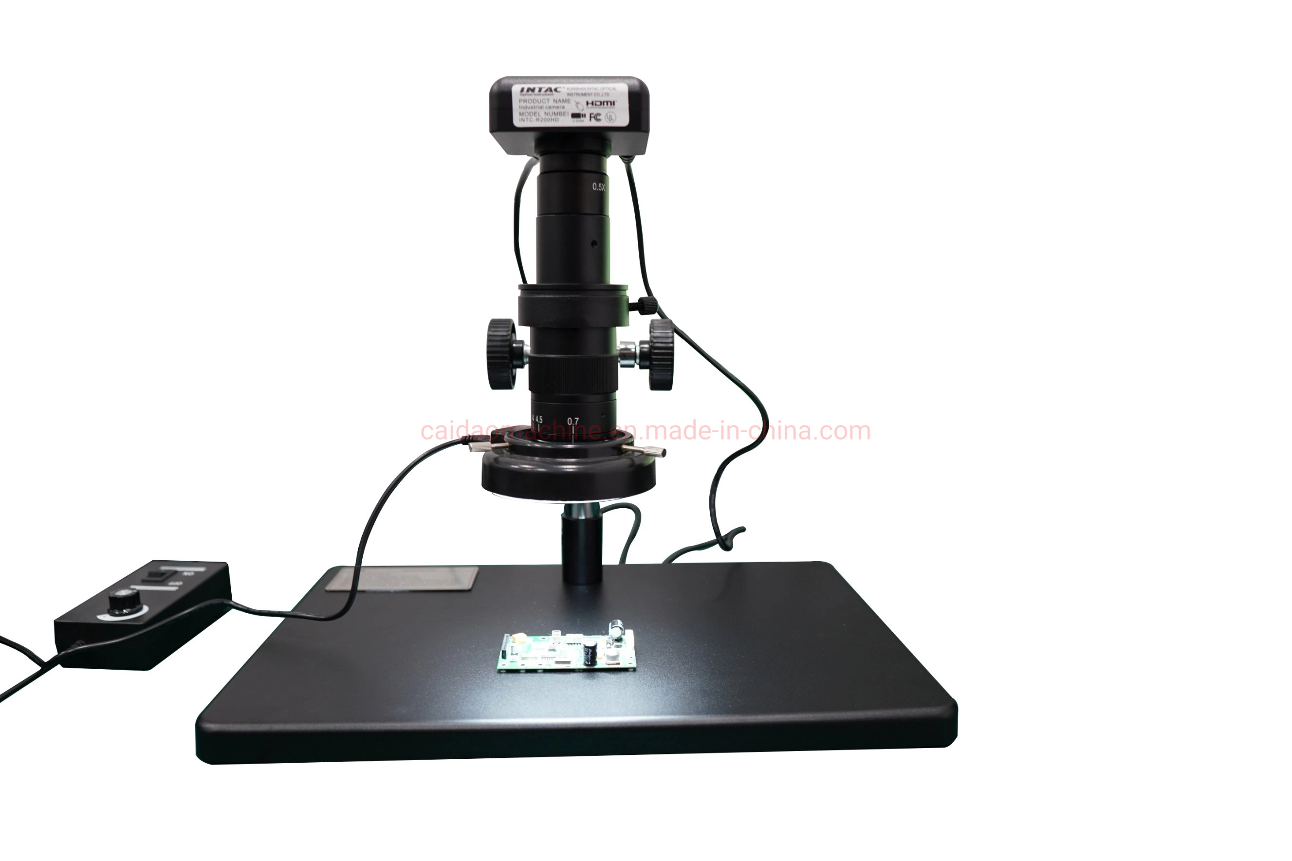 Digital Stereo Microscope with Camera and Video Intc-Ru300f