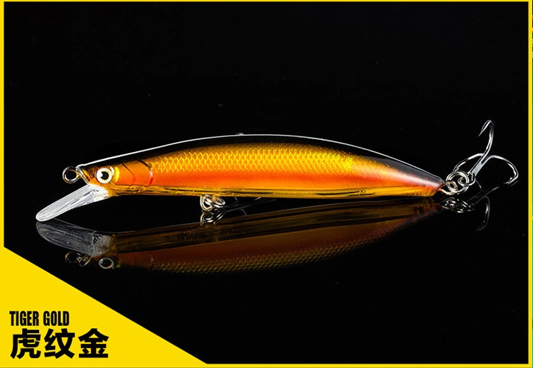 LED Tuna Hard Wooden Popper Swim Artificial Electric Fishing Lure