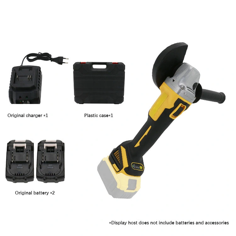 Hot Sale Angle Grinder Cordless Portable Metal Concrete Cutter Tools Machine 115/125mm Battery Power Wireless Grinder