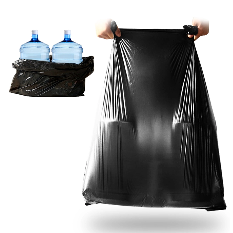 Des sacs poubelle noirs 60 gallon extra large de grands sacs poubelles haute densité