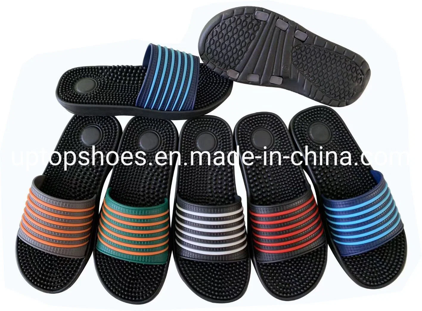 EVA Made Light Weight Slide Sandal Shoes Fashion PVC Upper