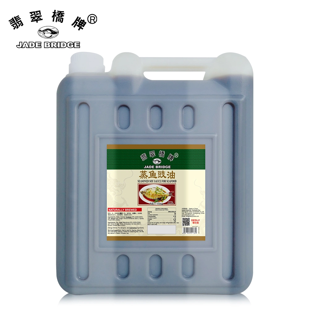 Chinois authentique sauce en gros 8 L Jade Bridge assaisonné Soy Sauce pour fruits de mer