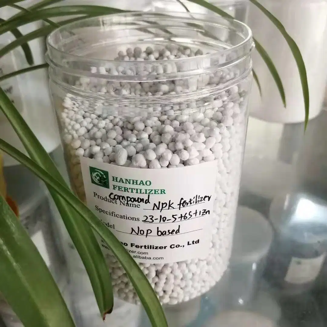 Compound D Fertilizer NPK 23-10-5+6s+1zn, Hot Sale From Manufacture in China.