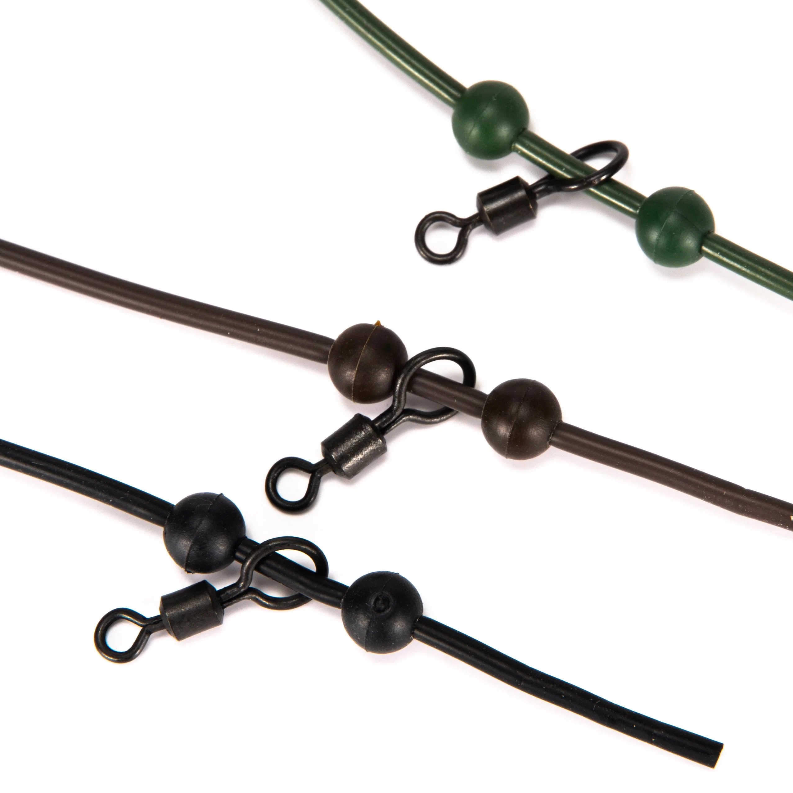 Helicopter Rig Tubing Sleeves Tail Rubber Chod Rig Bead Chod Rig Roling Swivel Clips Kit Carp Fishing Accessories Set