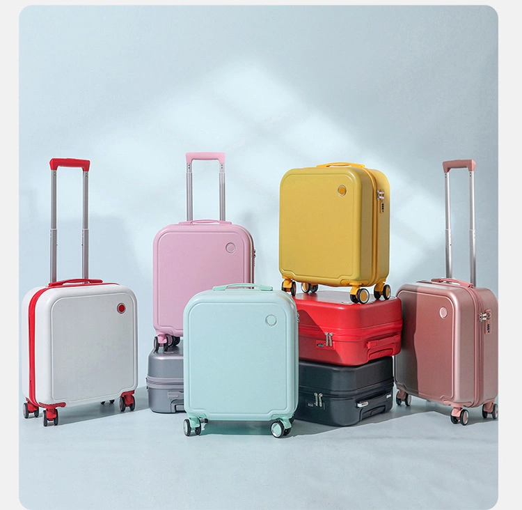 14 Inch Cosmetic Bag 20/24 Inches Girl Students Trolley Case Travel Spinner Luggage Boarding Cases