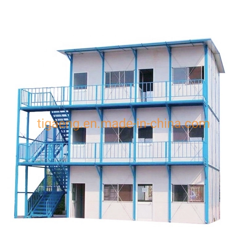 Labor Steel Frame Dormitory Plan Prefabricated House with CE Certificate