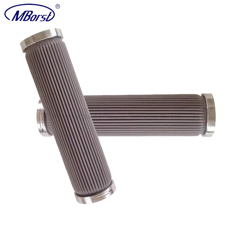 10 20 30 40 Inch Stainless Steel Wire Cloth Pleated Metal Filter Cartridge