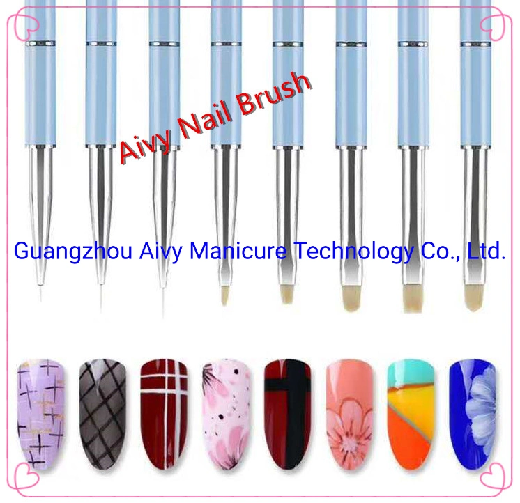 Wholesale/Supplier Shinny Color Beauty Salon Nail Polish Gel Brush