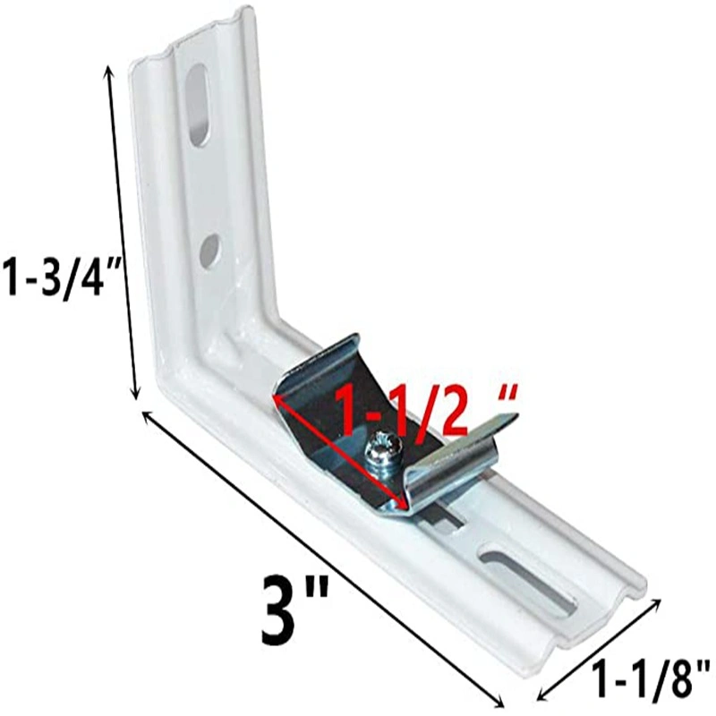 Factory Price Motorized Curtain Track Brackets Wall Brackets Curtain Track Accessories