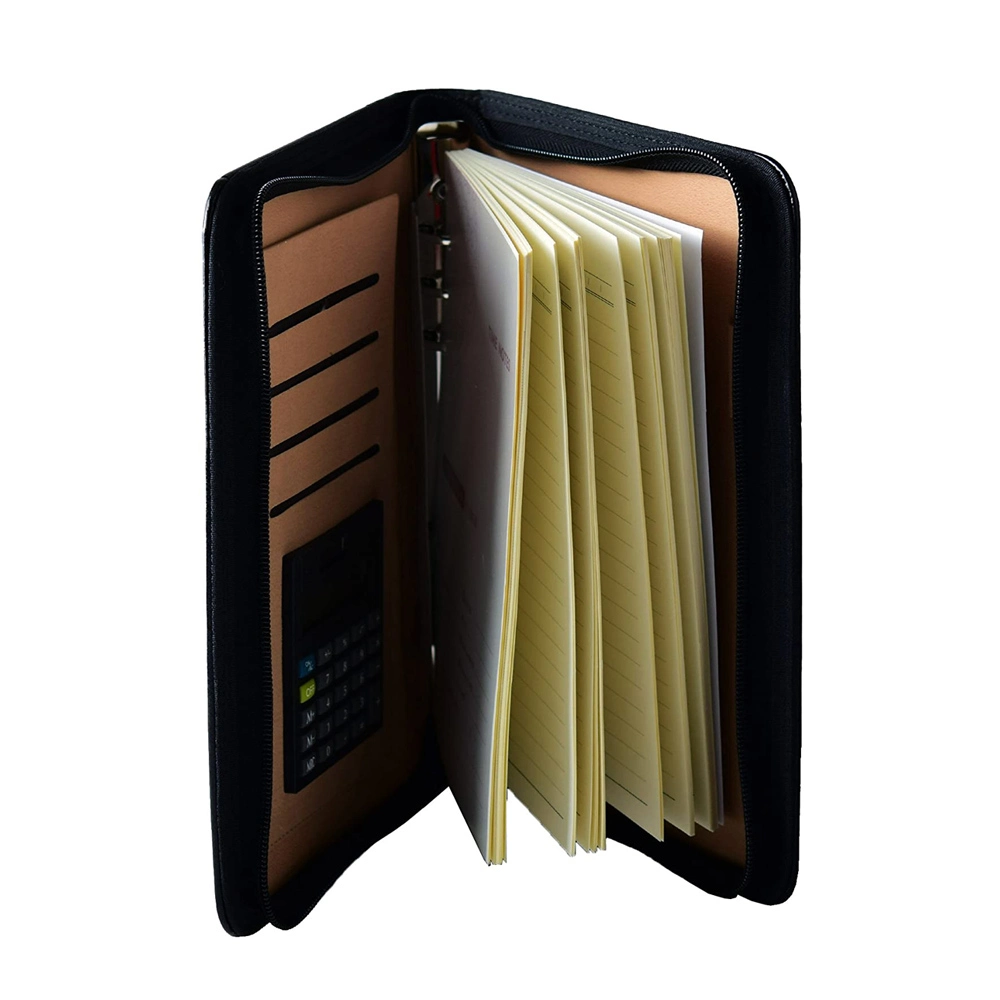 Diario de Viaje A5 recargables Filofax Zipper 6 Binder Cuaderno Planificador