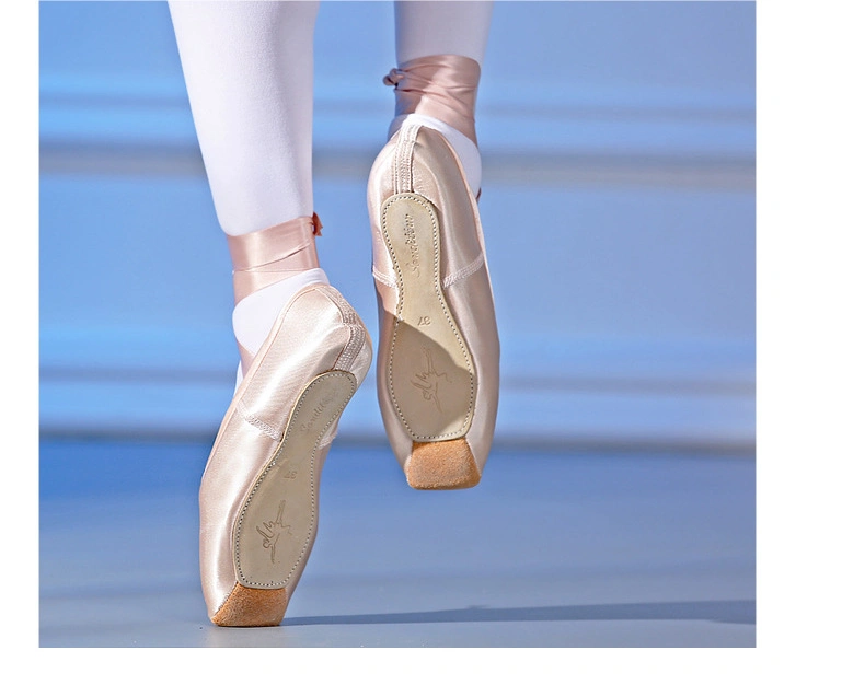 Großhandel Hochwertige Professionelle Mädchen Satin Rosa Ballett Tanz Pointe Schuhe