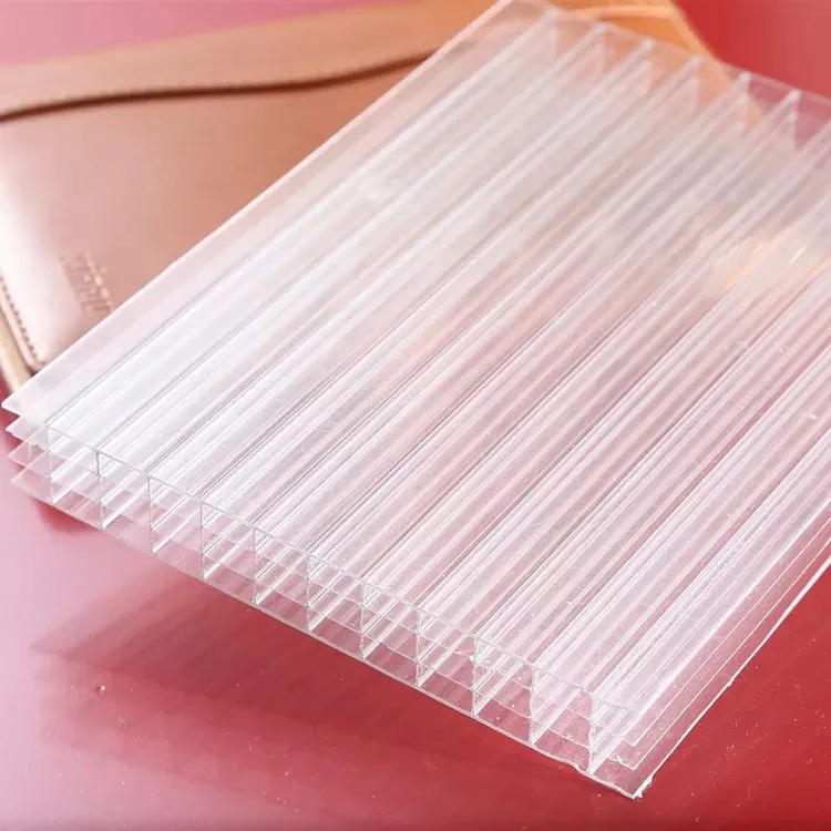 Techo de policarbonato corrugado resistente al UV Tragaluz Polycarbon Hoja la hoja de plástico PC