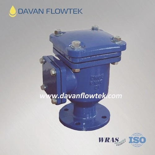 Flange Threaded Connection Pn10/16/25 Single Orifice Double Functional Air Released Valve Factory Water DN25 Air Valve