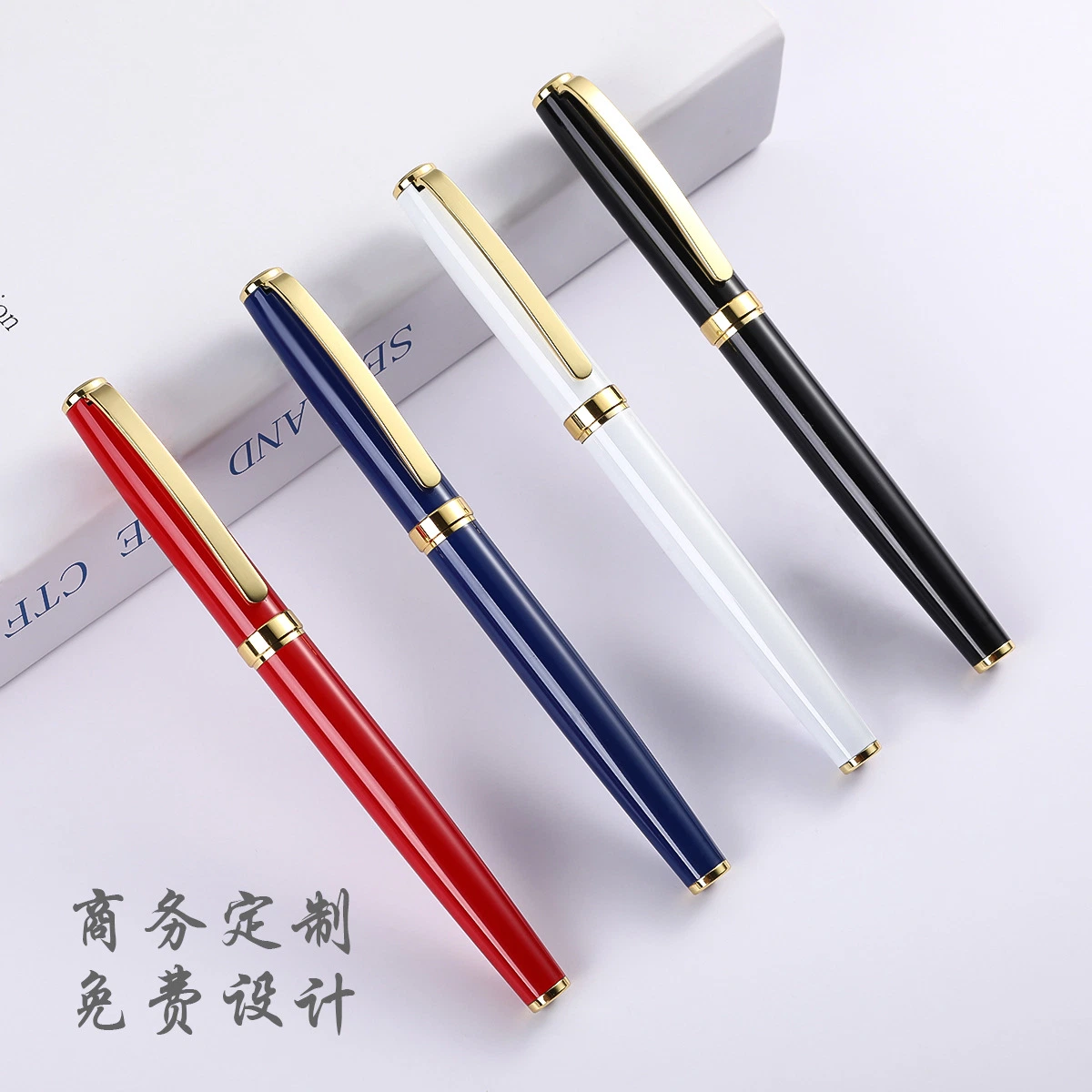 High-End Business Ball Point Pen Office Signing Gift Metal Roller Pen