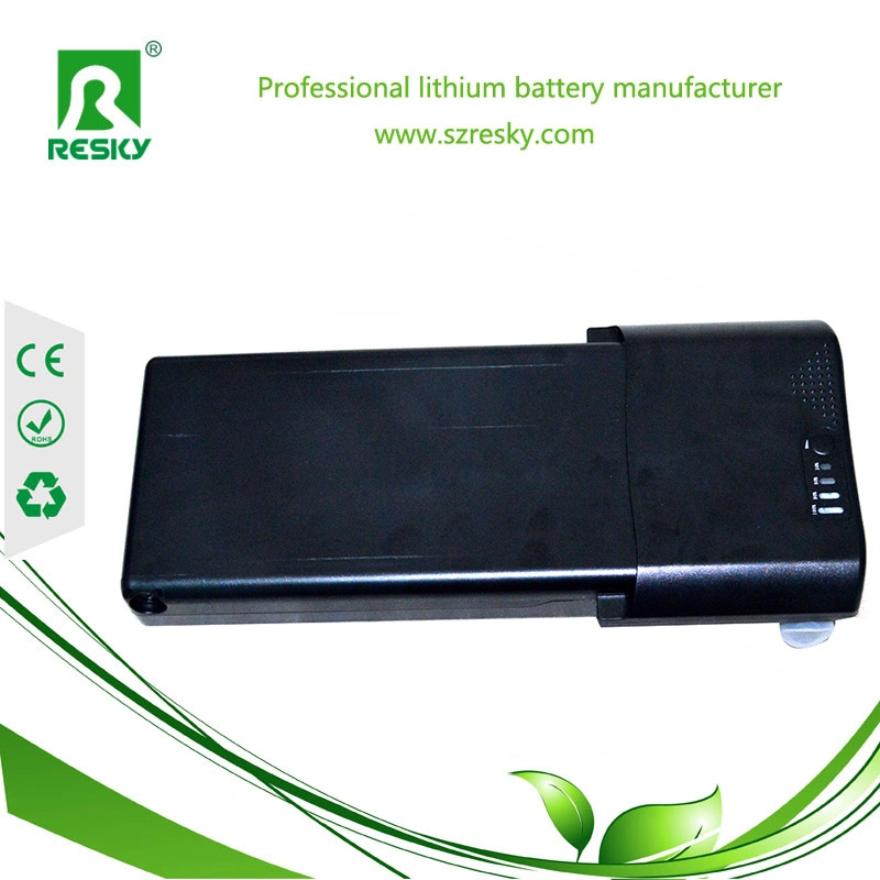 36V 12.8ah Rear Rack Ebike Samsung LG Li Ion Battery