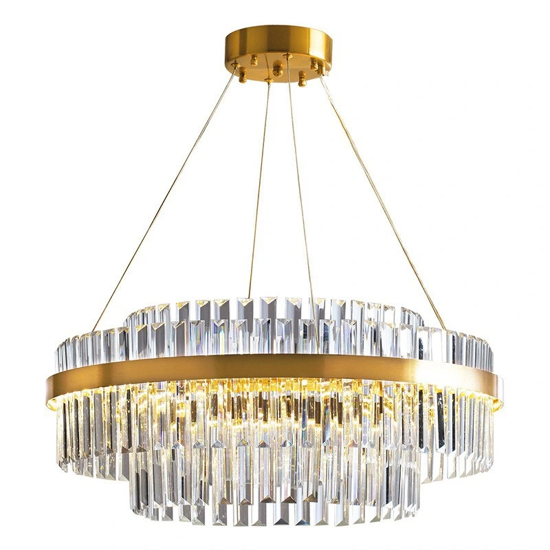 Crystal Chandelier Light Living Room Dining Room Modern Pendant Lamp Simple Luxury