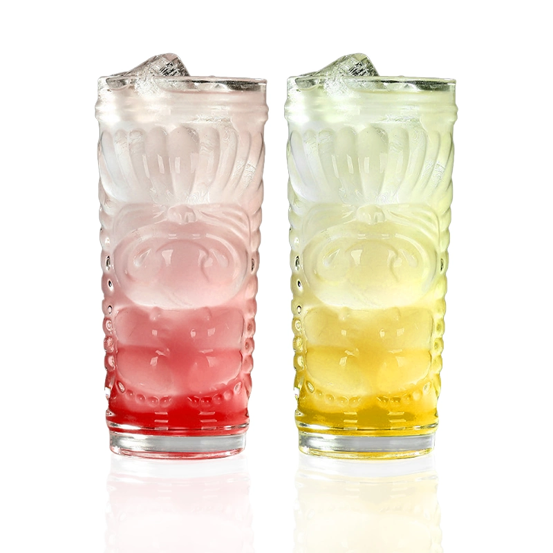 Großhandel Klares Wasser Juce Glas Cup Custom Highball Tiki Gläser Cocktail Grimace Totem Gläser Trinken Glaswaren