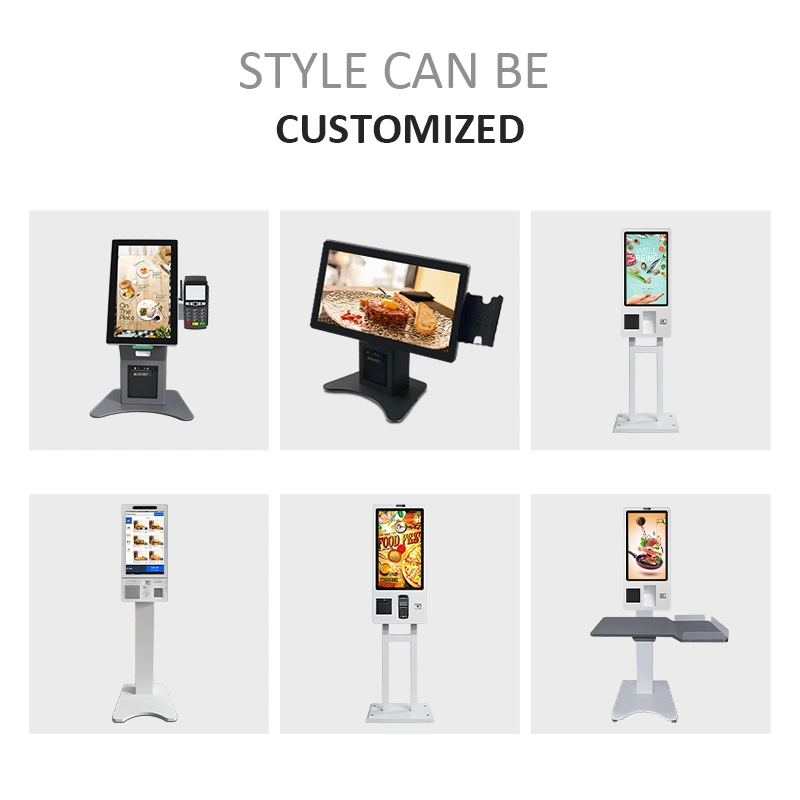 Self Ordering Kiosk in Restaurant Food Order Machine Payment Terminal Thermal Printer Self Service Kiosk