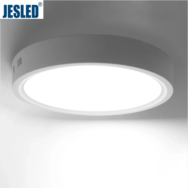 Jesled Hanging Pendant or Surface Mounted Ceiling Lamp Slim Round Office LED Panel Light 3000K 4000K 5000K 6500K RGB