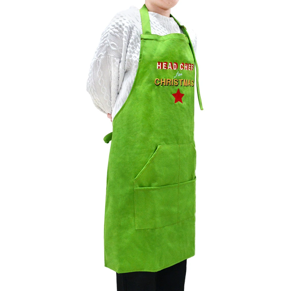 Parent-Child Apron Set Custom Printed Kitchen Apron Customized Logo Heavy Duty Baking Apron