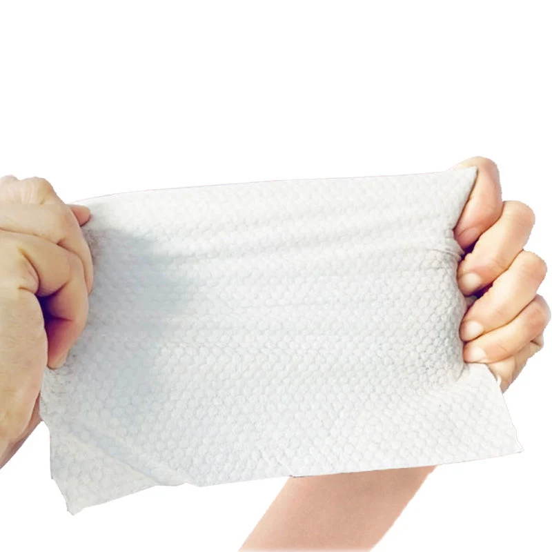 Material sin procesar Spunlace tejido no tejido para tejido húmedo Paño para bebés