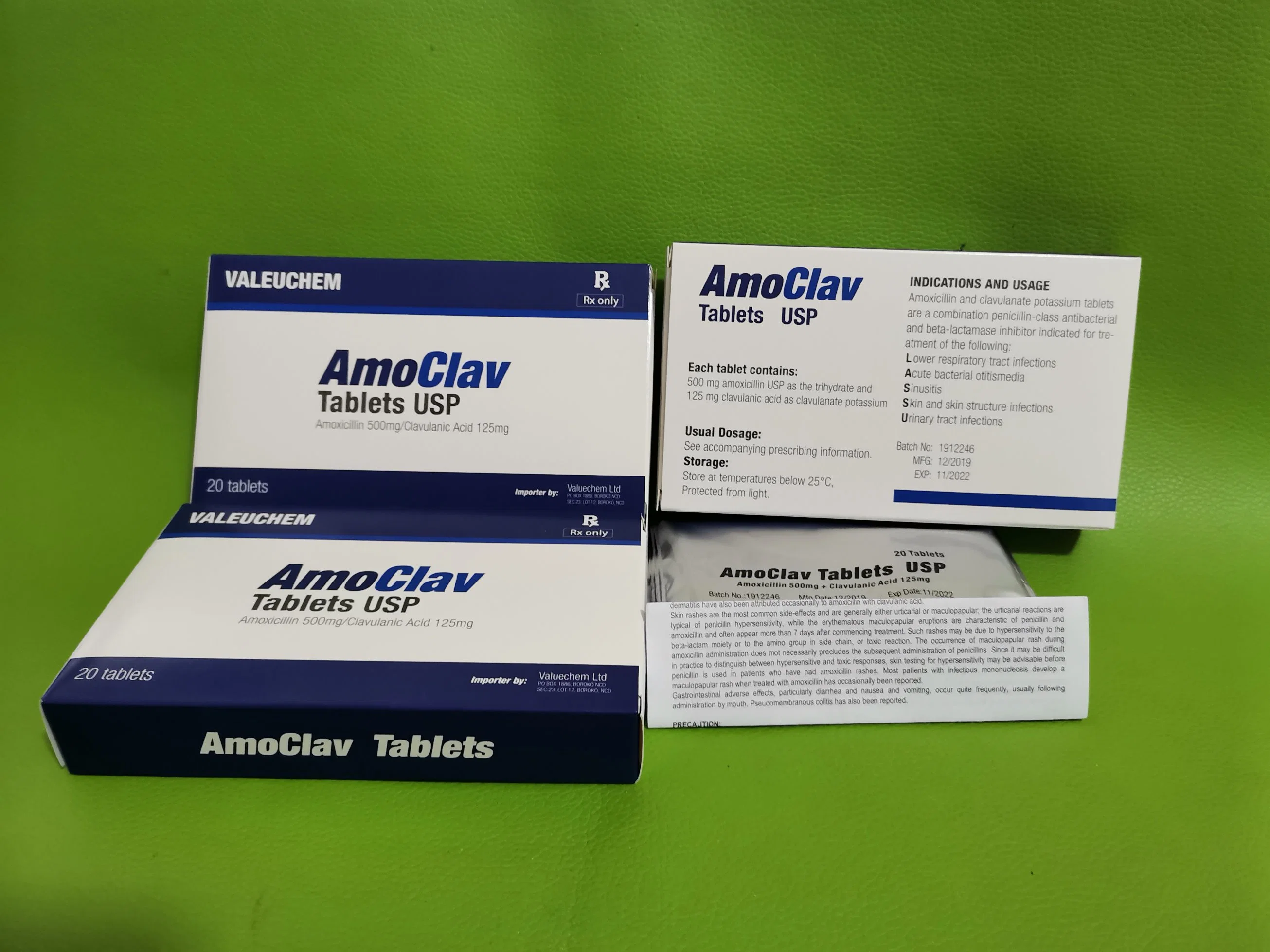 Amoxicillin and Clavulanate Potassium Tablet Western Medicine
