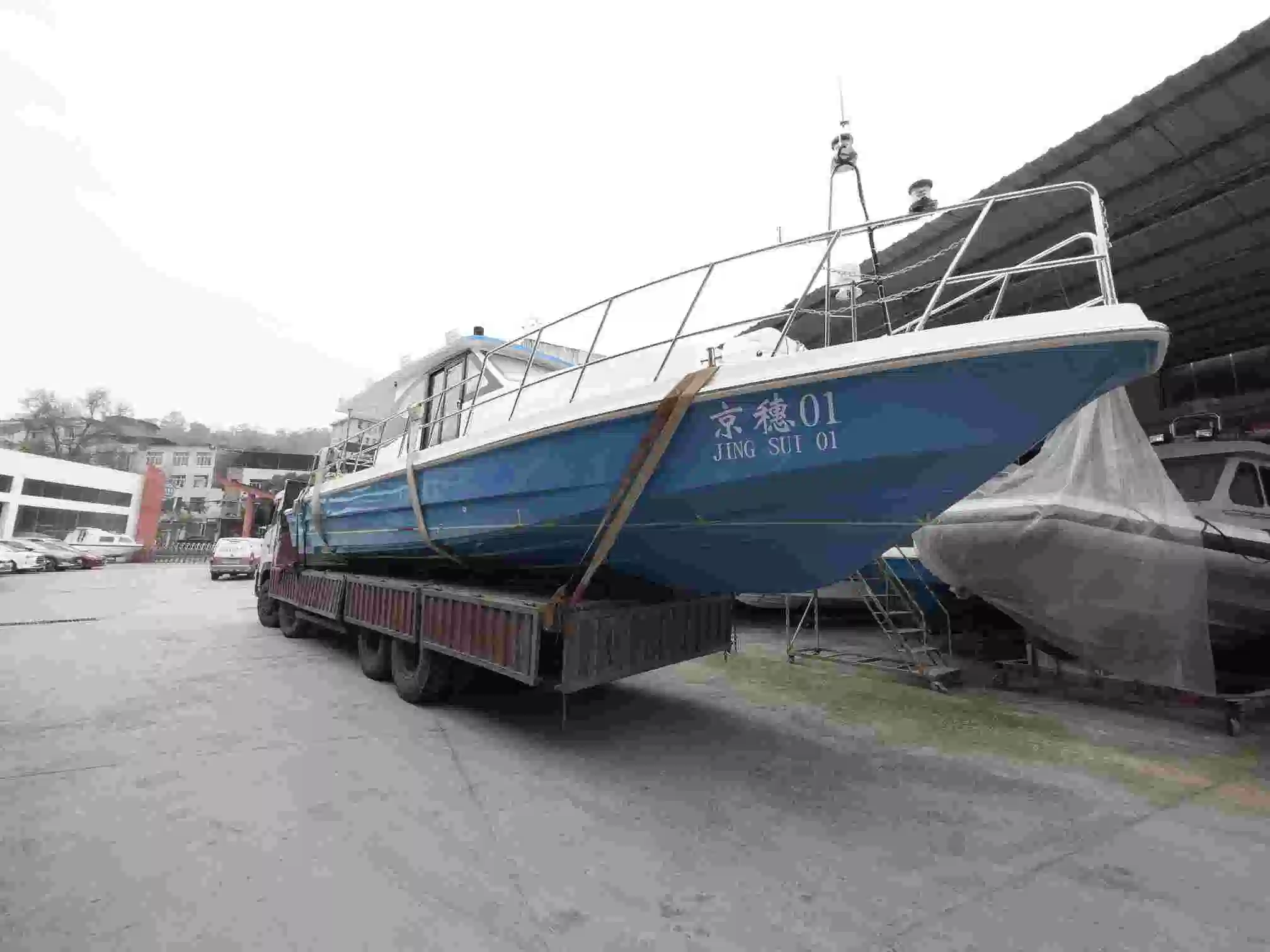 39FT 11.68m Diving Fishing Large FRP Lifestyle Boat