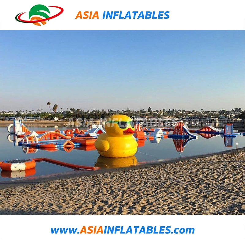Le plus grand parc aquatique adulte Jeux Jeux d'eau gonflable Trampoline d'eau