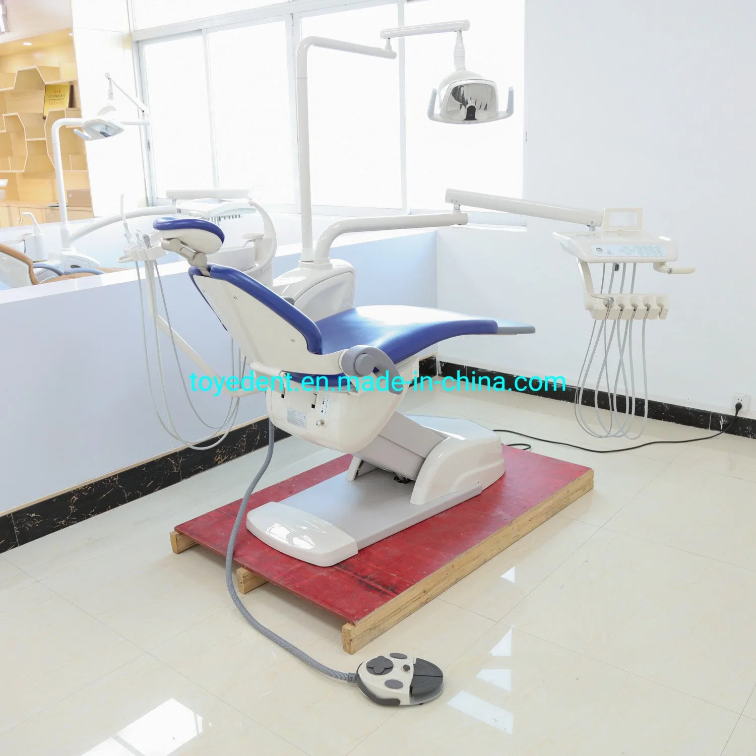 Dental Chair Low Mounted Dental Unit with 3-Way Syringe & Dental Unit Spare Parts