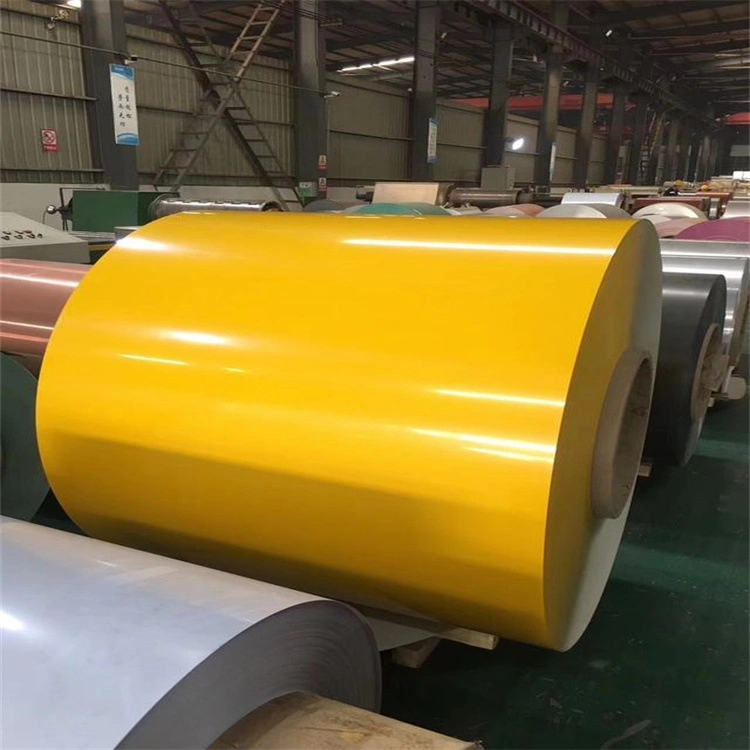 Metal Sheet Coated Prepainted Aluzinc Az30-70 Galvalume Steel in Coil China Manufacturer PPGL Color ASTM Embossed MID Hard 508mm