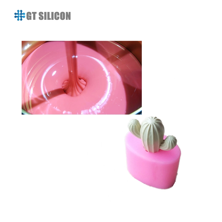 O mais popular pote de flores de concreto moldes RTV-2 líquido silicone