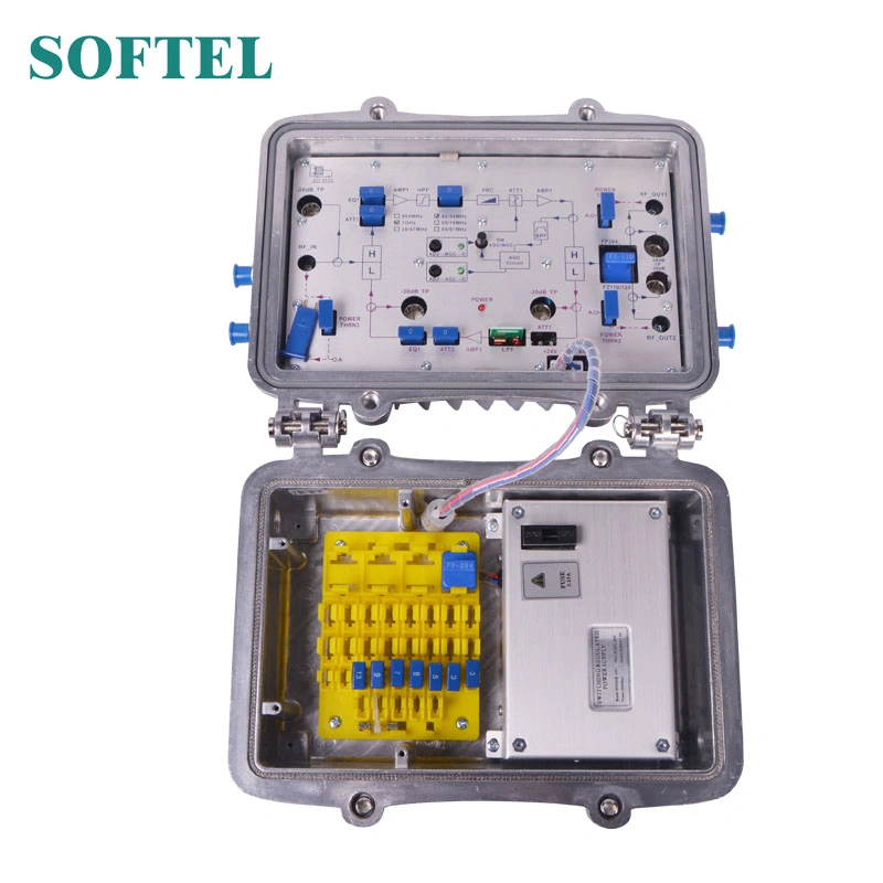 CATV Trunk Cable Booster Outdoor RF Amplifier with Return Path