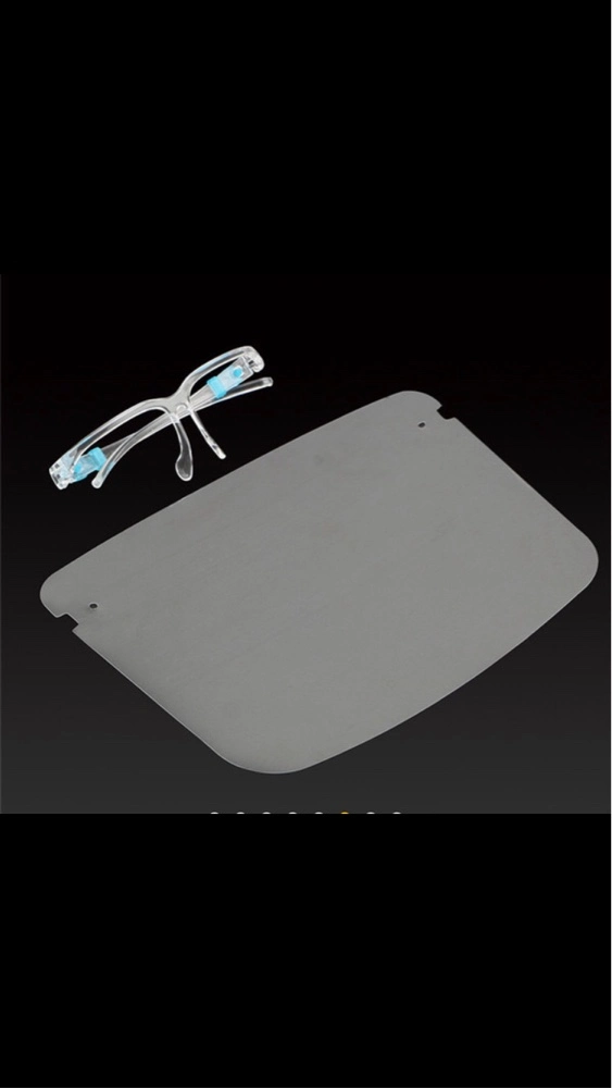 Anti-Fog Safety Eye Glasses Reusable Transparent Frame Plastic Visor Bracket Clear Protective Glasses Visors Kids Face Shield