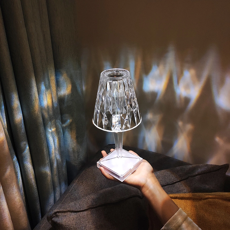 Crystal Mini Portable LED Table Lamps