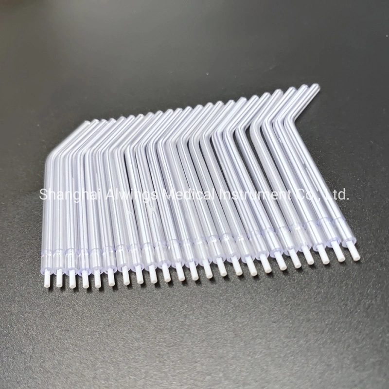 Plastic Material Made Air/Water Syringe Tips with Clear Tube White Core for Dental Purpose