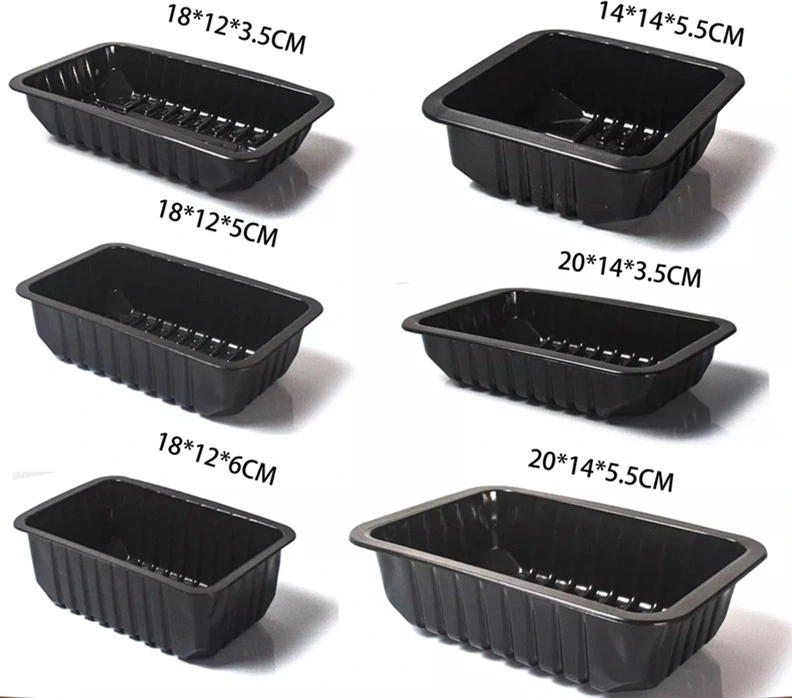 Fast-Food plástico caja de embalaje vacío máquina de formación sería utilizar para microondas