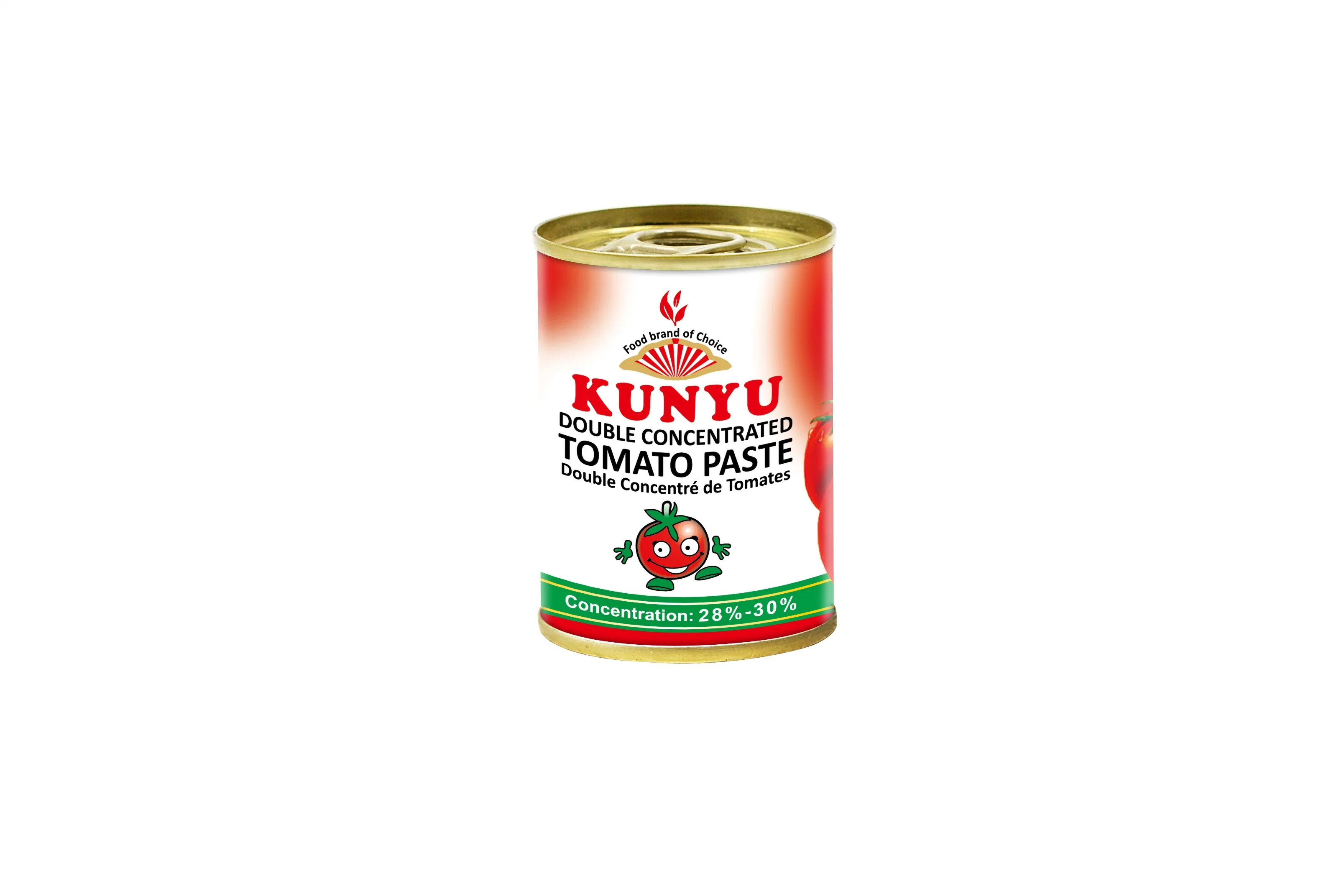 70g/210g/400g/800g/2.2kg Aseptic Easy Open Hard Open Tomato Paste Canned Food