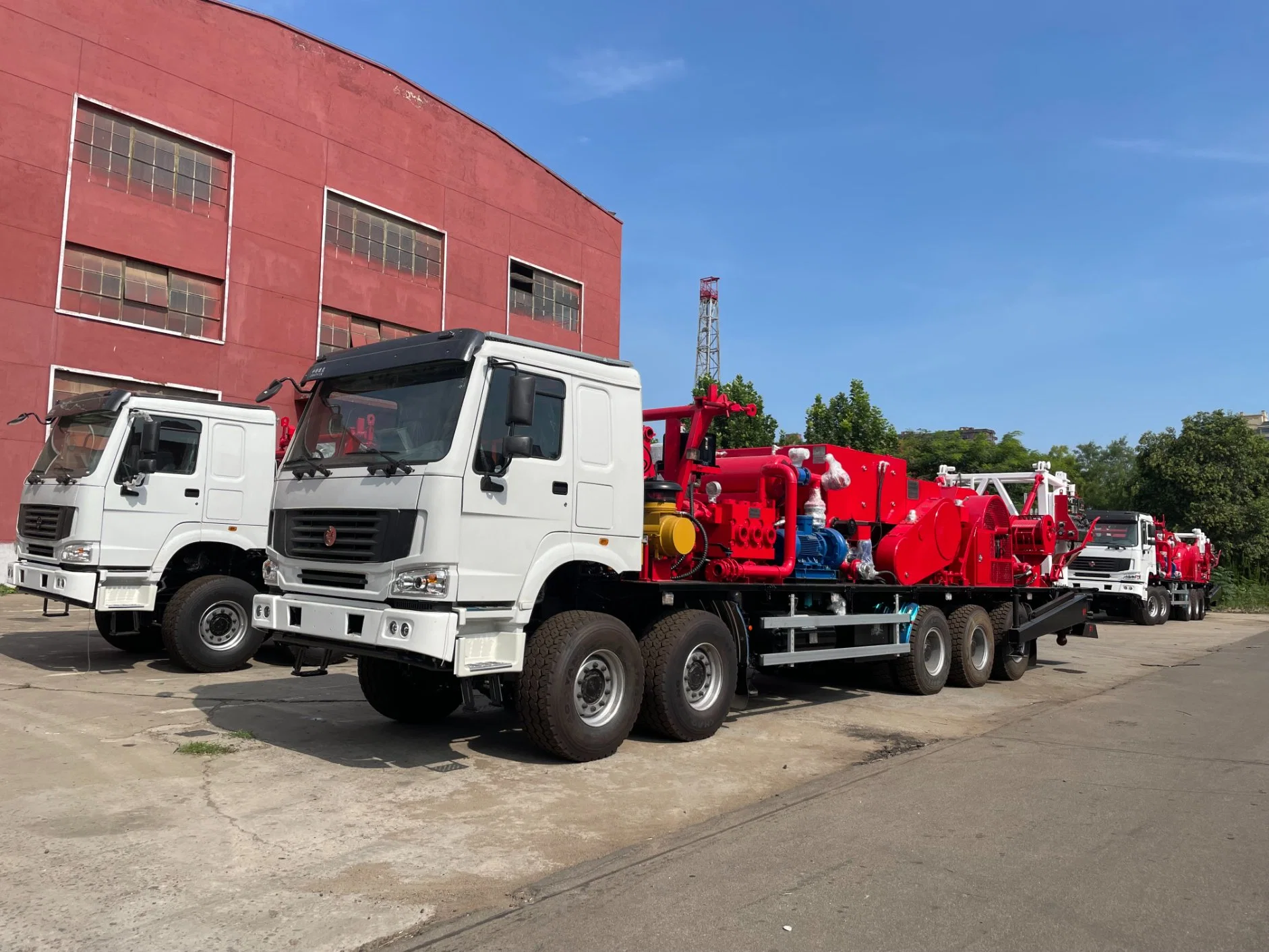 Fbu 40t/ 70t/90t/110t/135t Flushby Unit Fbu Flushing Well and Workover Rig for Oil Well Service