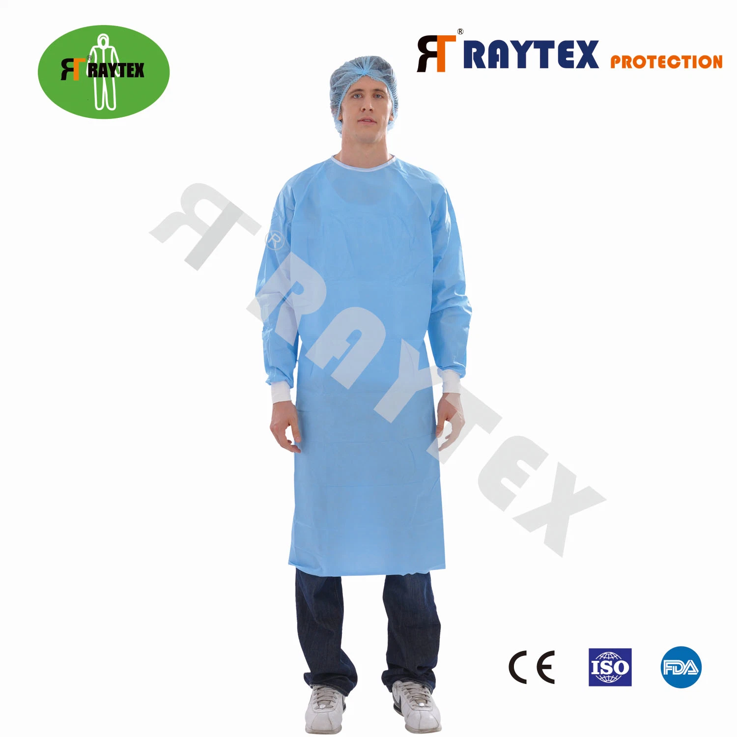 Friendly Price FDA CE Certified SMS En13795 Medical Use Surgical Gown