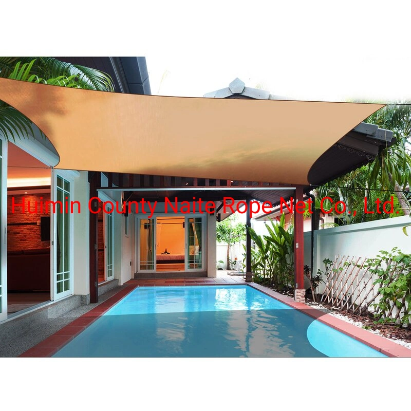 Sun Shade Sail Net tela Awning 90%UV bloque Comercial Grado de privacidad patio trasero Jardín de Carport Parque de juegos de invernadero -hacemos Tamaño y color personalizados