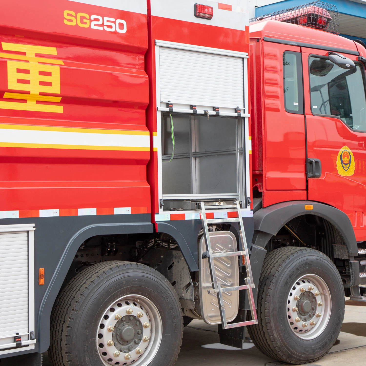 Camión de Bomberos/Vehículo de Servicio de Emergencia Escalera Pequeña de Acero Inoxidable y Aluminio